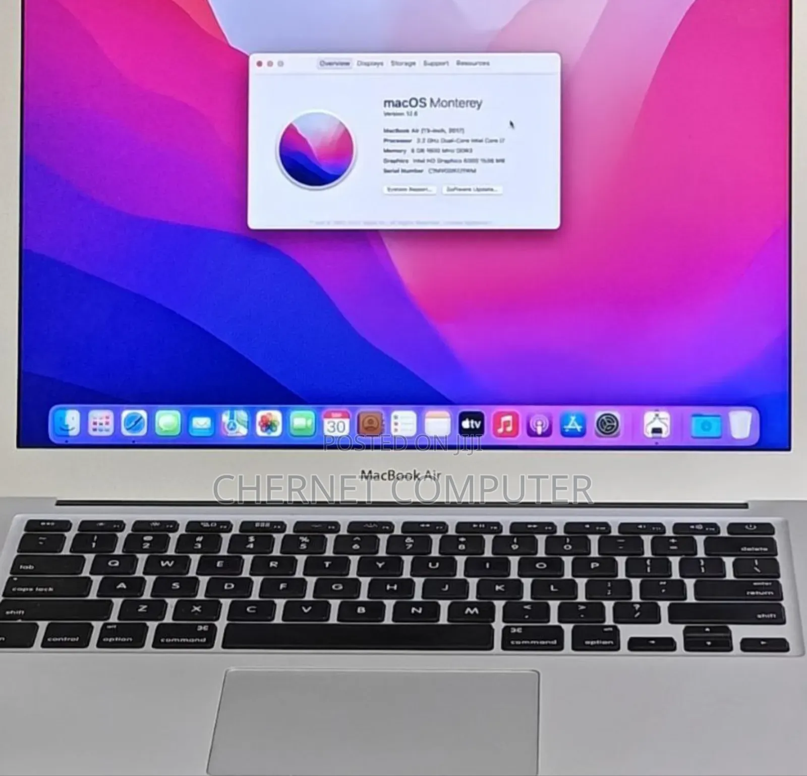 New Laptop Apple MacBook Air 2017 8GB Intel Core I5 SSD 256GB