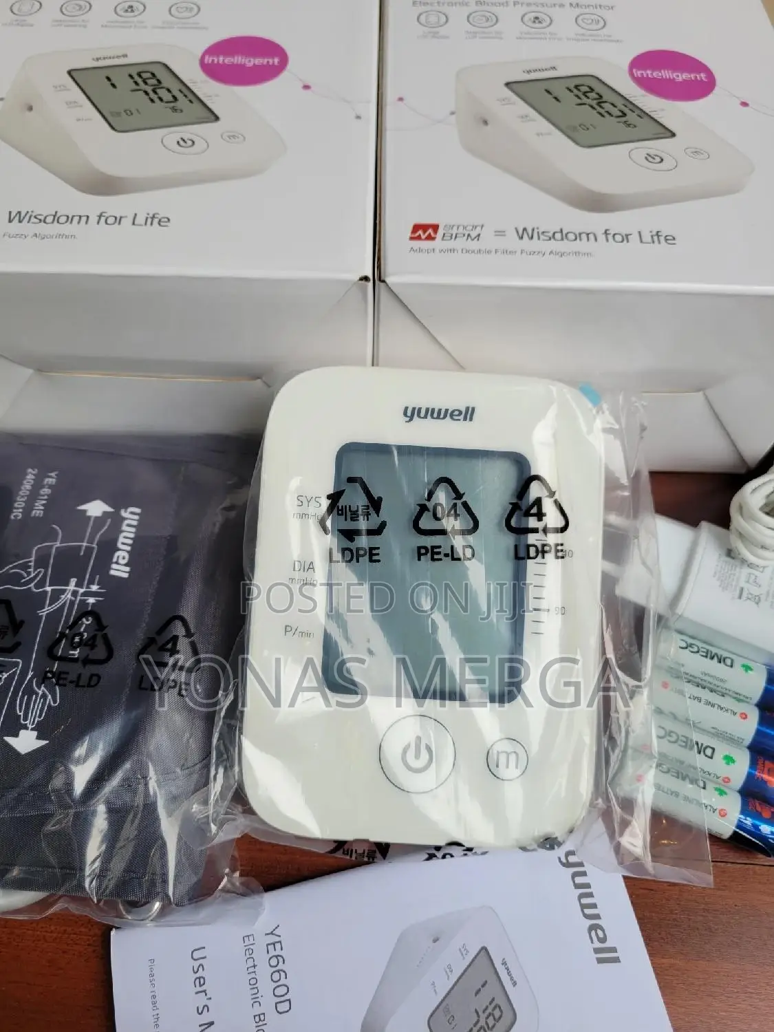 Blood Pressure Monitor||Batteries Included
Quality Guaranteed₩፭bp Kits