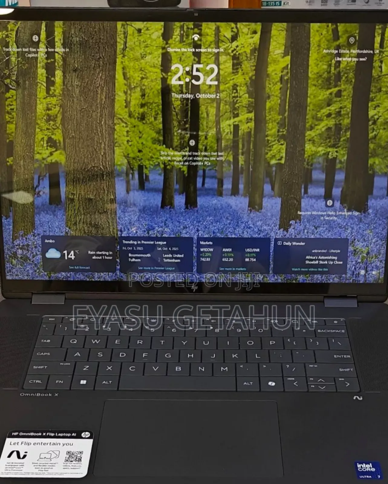 New HP OmniBook 5 Flip 14-Fp0023dx 16GB Intel Core Ultra 7 SSD 1T