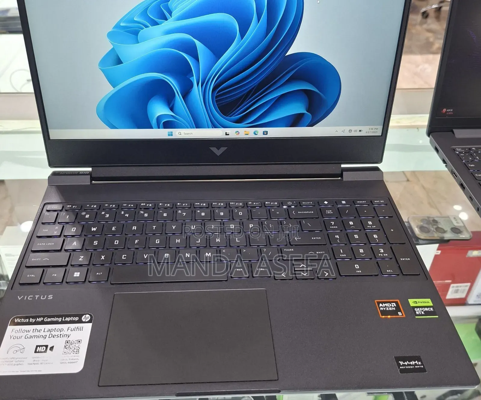 New Laptop HP Victus 15 32GB AMD Ryzen 5 SSD 1T