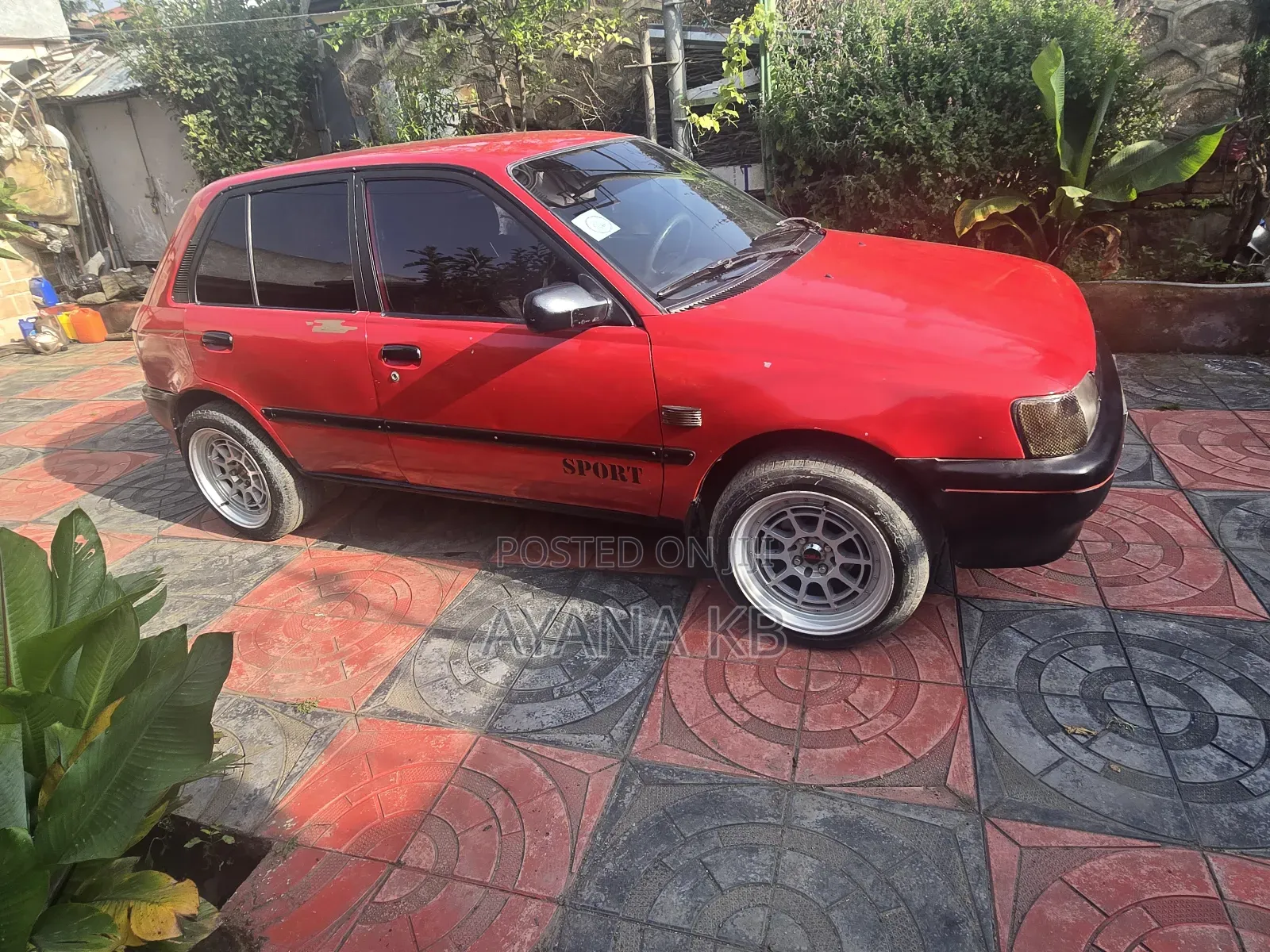 Toyota Starlet 1990 Red