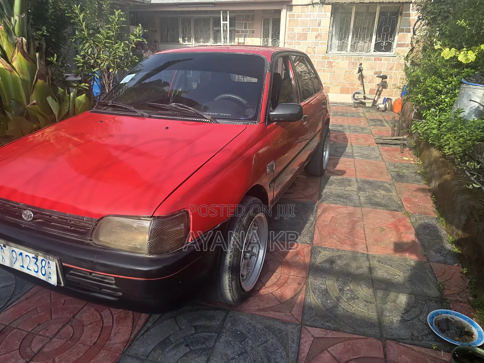 Toyota Starlet 1990 Red