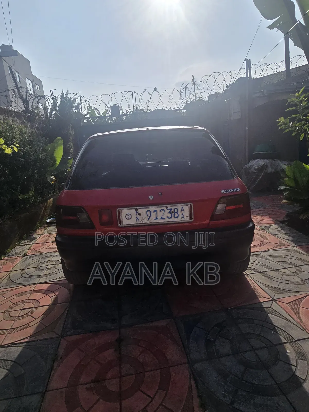 Toyota Starlet 1990 Red