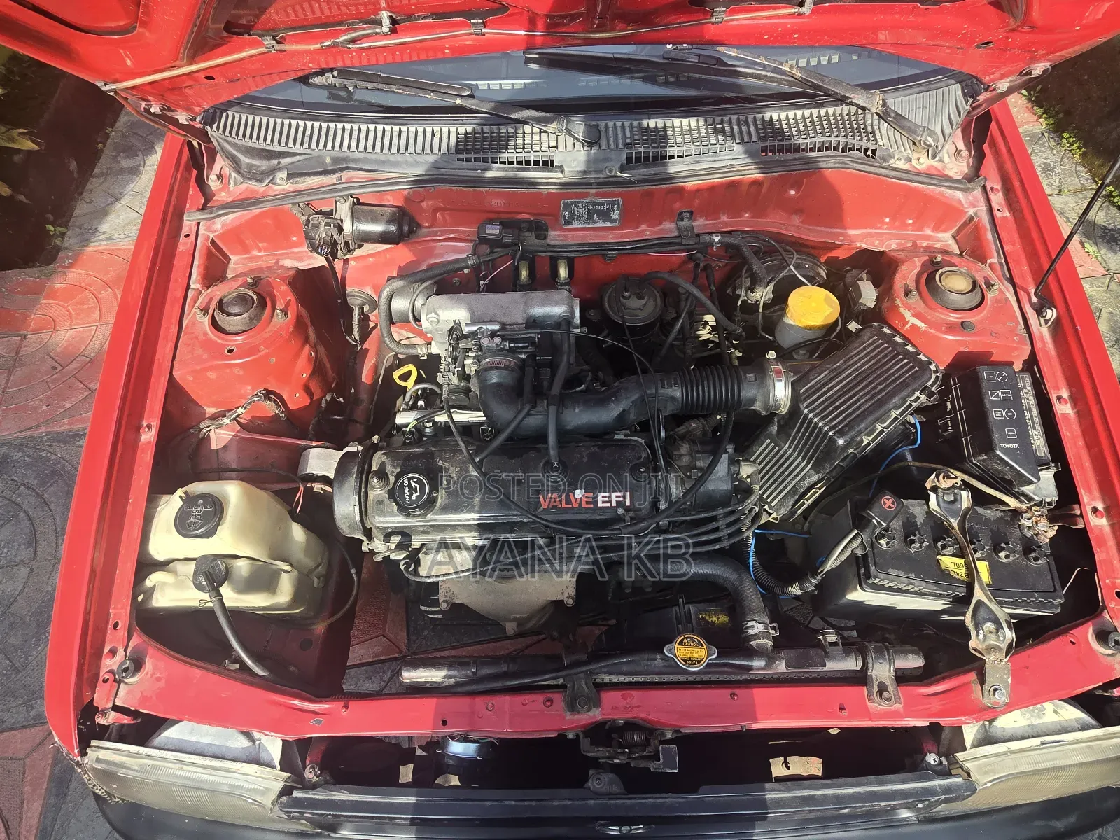 Toyota Starlet 1990 Red