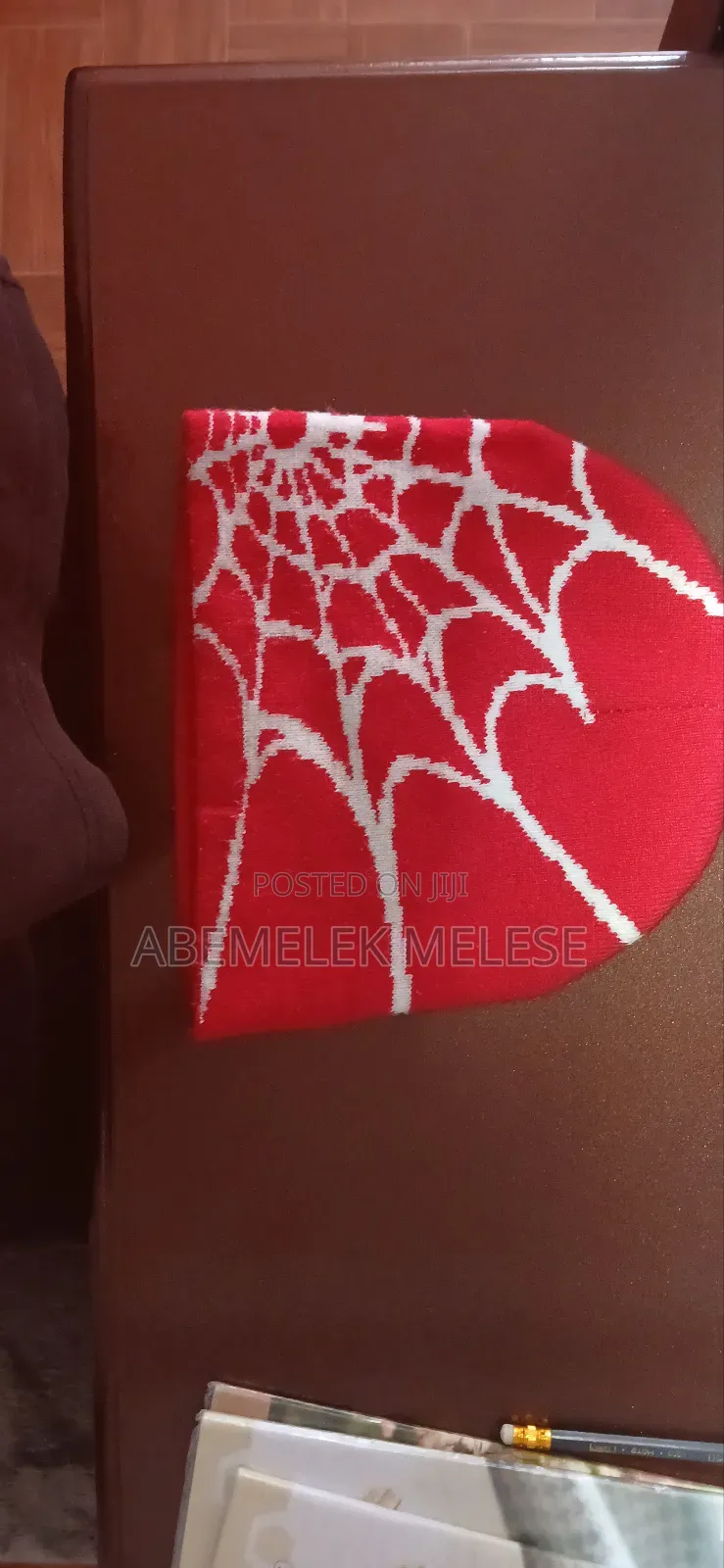 Spider Web Beanie – Cool Knit Hat for Men Women