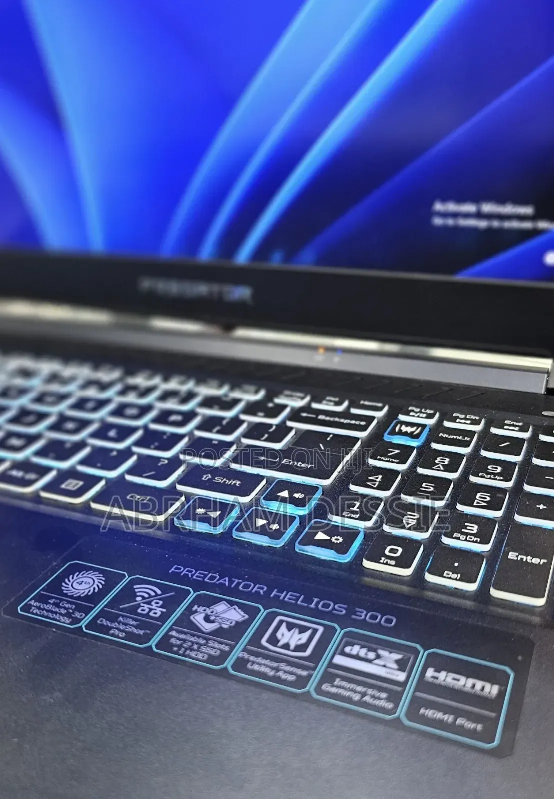 New Laptop Acer Predator Helios 300 16GB Intel Core I7 SSD 1T