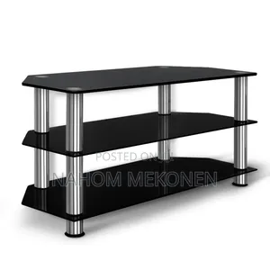 Buy Artiss Tv Stand 3 Tiers Storage Shelf Rack Tempered Glass 