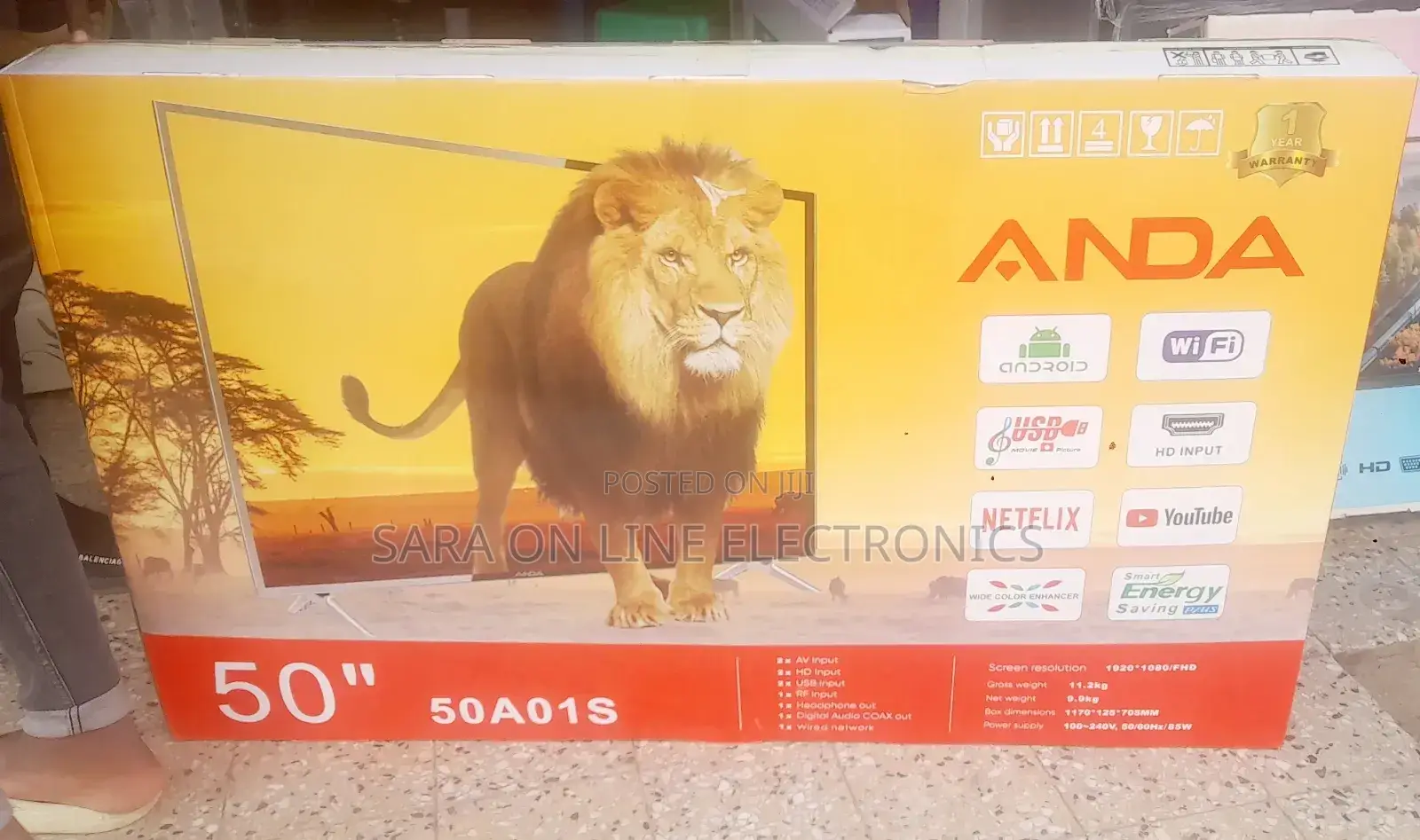 Anda 50" New 2025 Tv