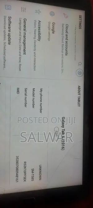 Samsung Galaxy Tab A 10.1 (2016) 32 GB Black