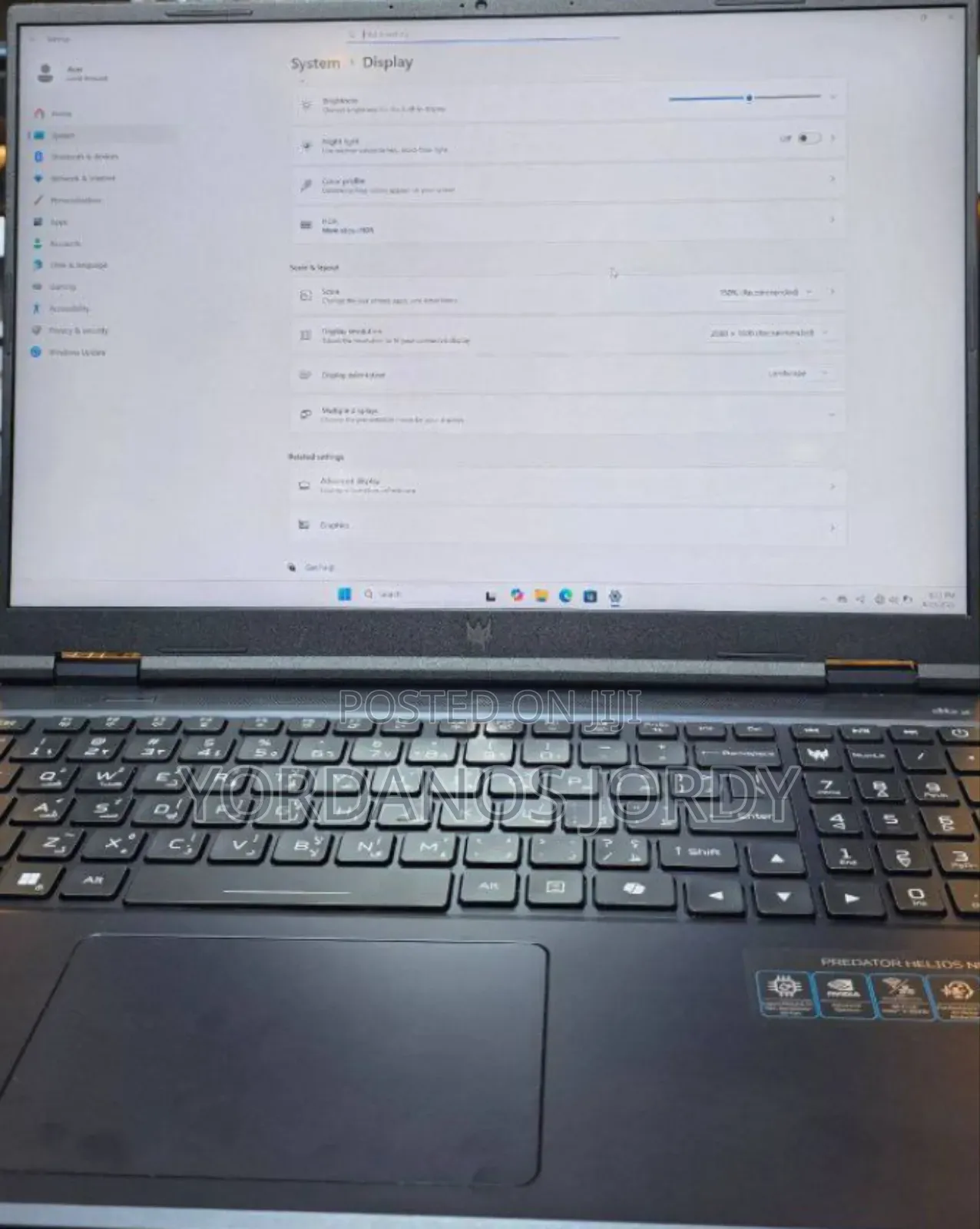 New Laptop Acer Predator Helios Neo 16 16GB Intel Core I9 SSD 1T