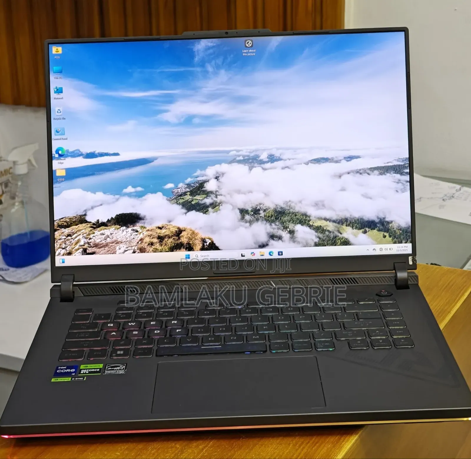 New Laptop Asus ROG Strix G15 16GB Intel Core I9 SSD 1T