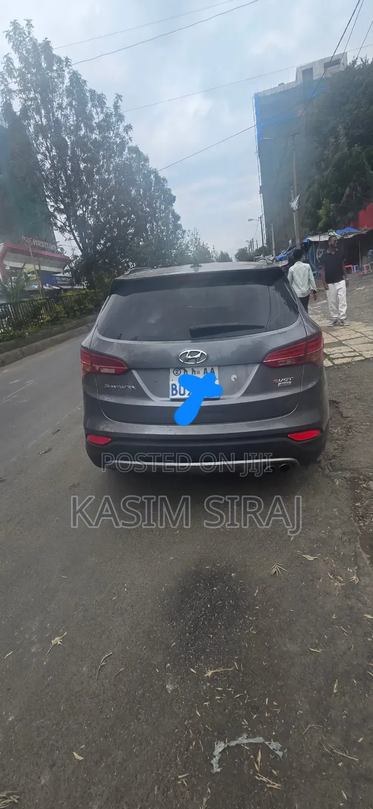 Hyundai Santa Fe GLS 4dr SUV (3.3L 6cyl 6A) 2015 Gray