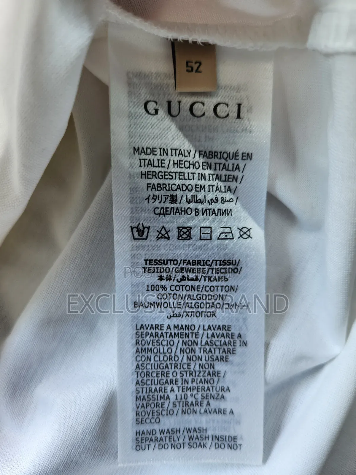 Luxury Gucci White T Shirt