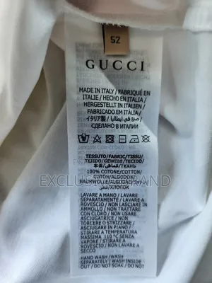 Luxury Gucci White T Shirt