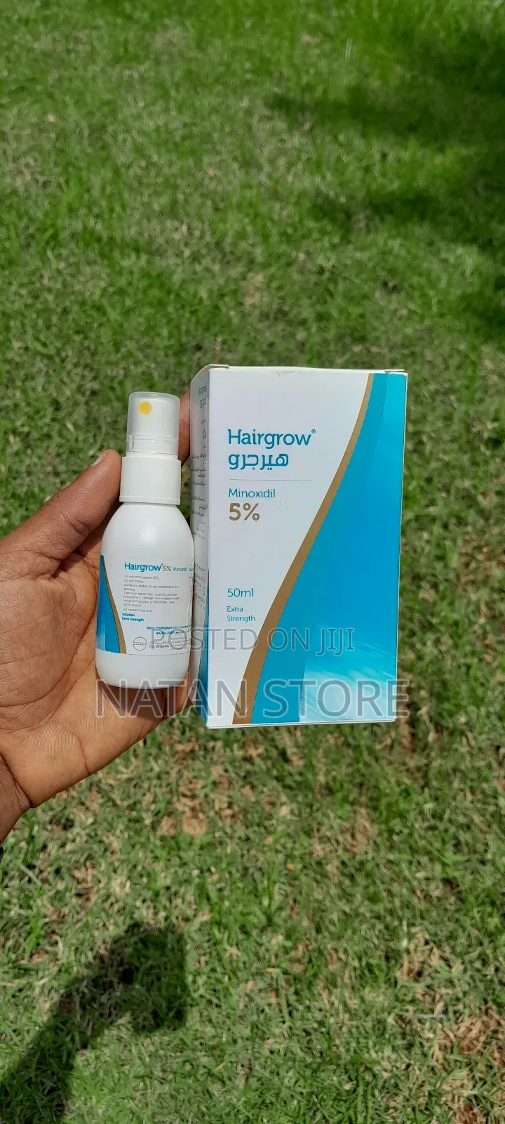 ለፀጉር ና ለፂም ማብቂያ Hairgrow 5% Minoxidil