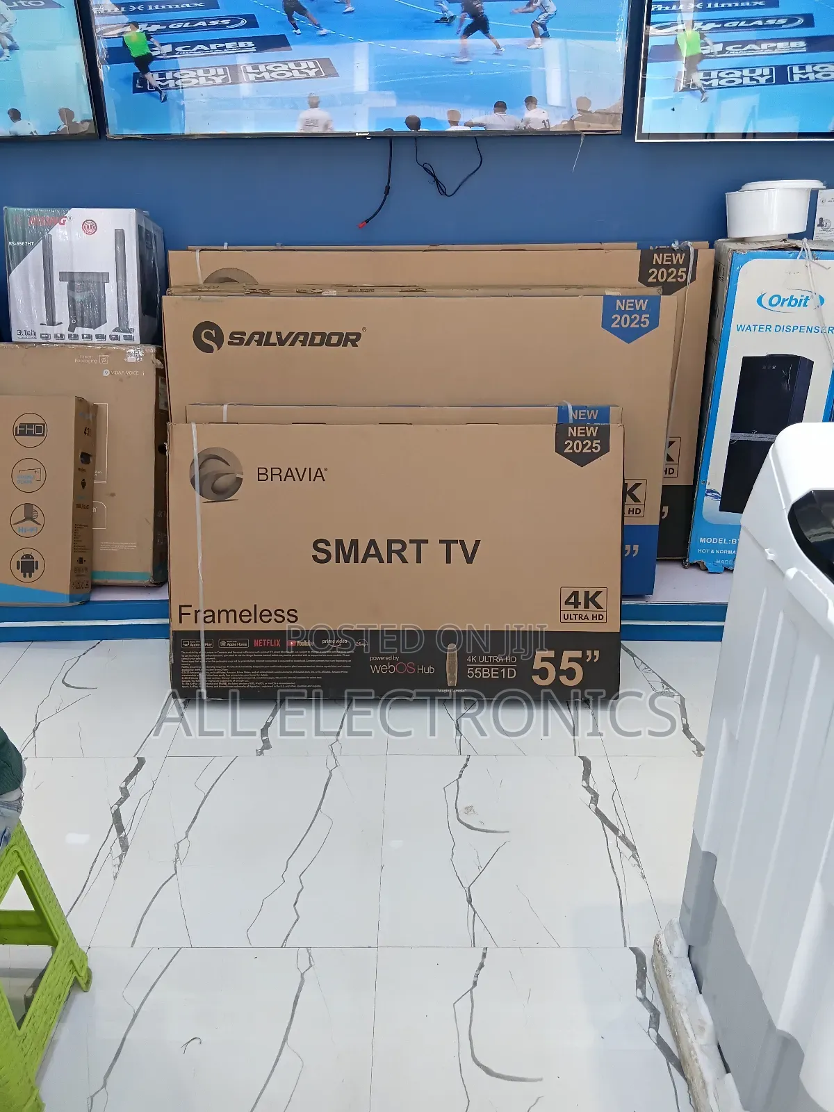 55"65"75"Inch Frameless Tv