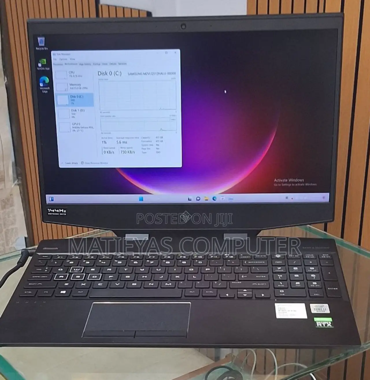 New Laptop HP Omen X 16GB Intel Core I7 SSD 1T