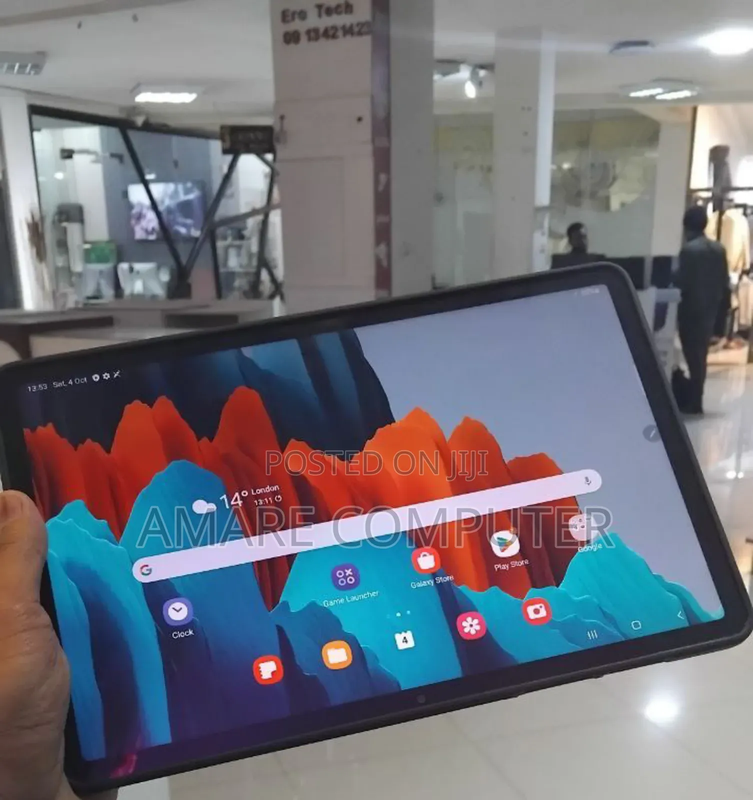 New Samsung Galaxy Tab S7 128 GB Black