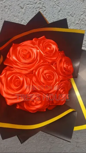 Photo - የረባን የአበባ እቅፍ/ Ribbon Flower Bouquet