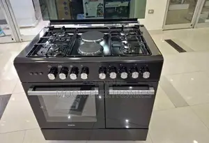 Photo -  Kumtel 60×90 Standing Oven – 4 Gas + 2 Electric! 