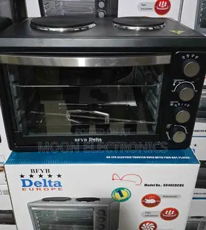Photo -  Delta Mini Oven With 2 Plates – Compact Multi-Functional! 
