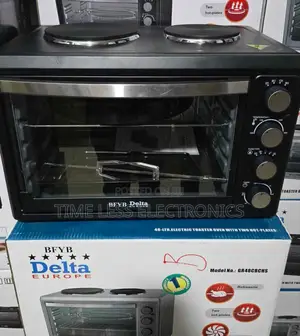 Delta Mini Oven With 2 Plates – Compact Multi-Functional!
