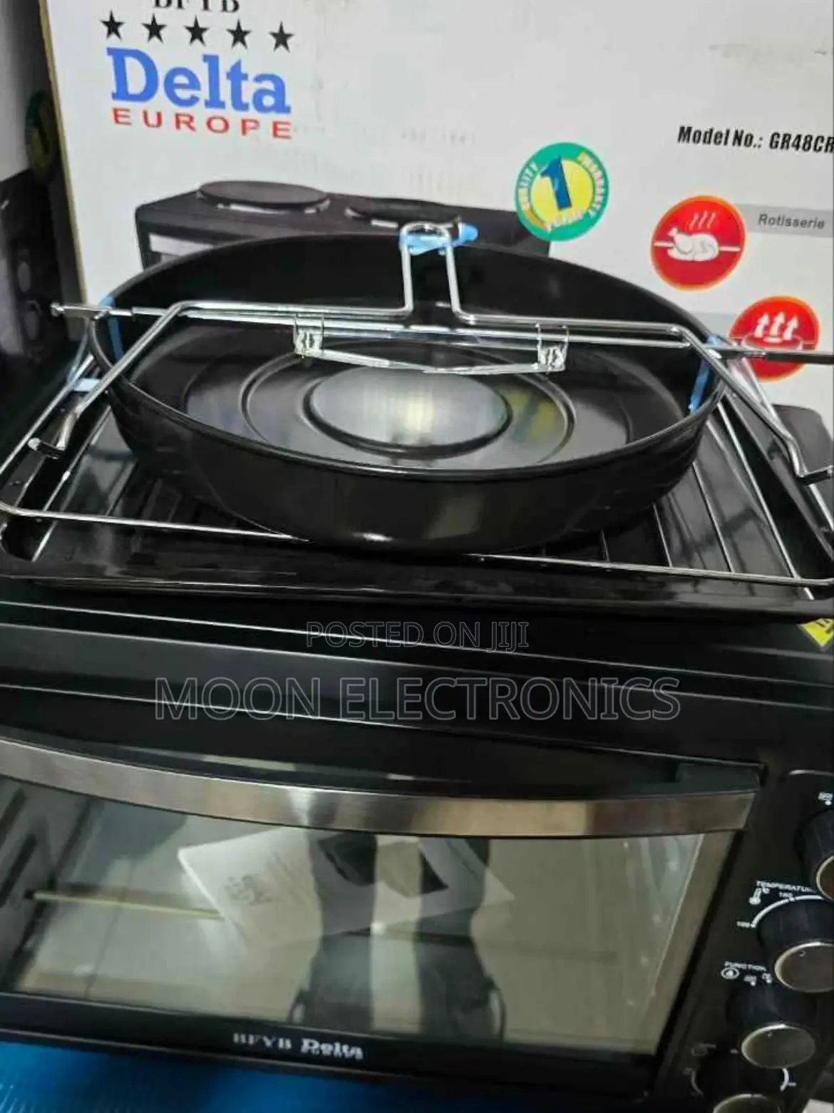 Delta Mini Oven With 2 Plates – Compact Multi-Functional!