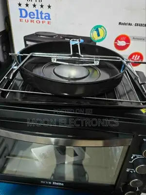 Delta Mini Oven With 2 Plates – Compact Multi-Functional!