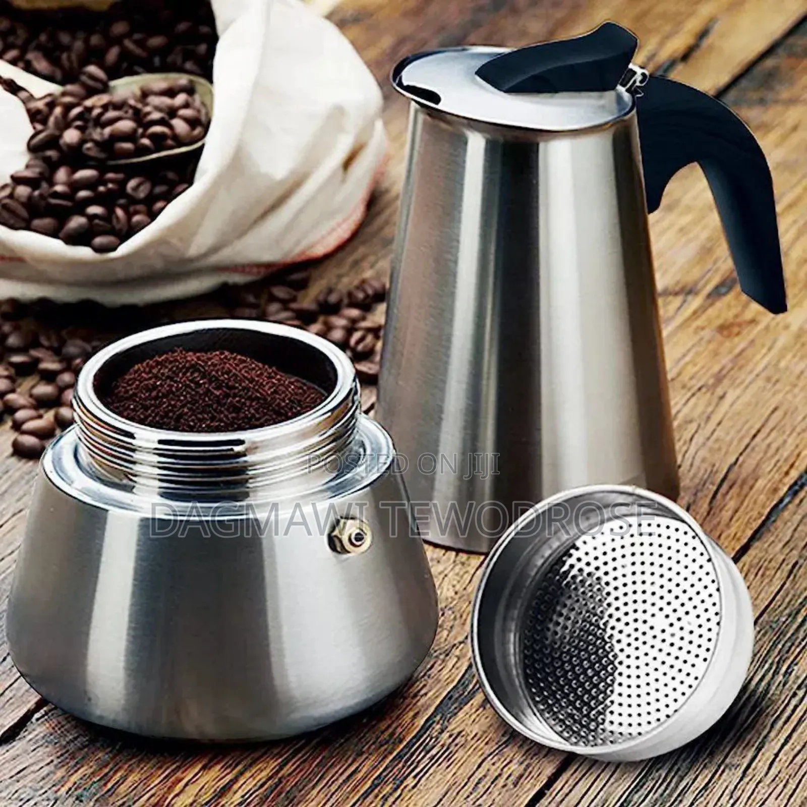 Stainless Steel Espresso Maker
