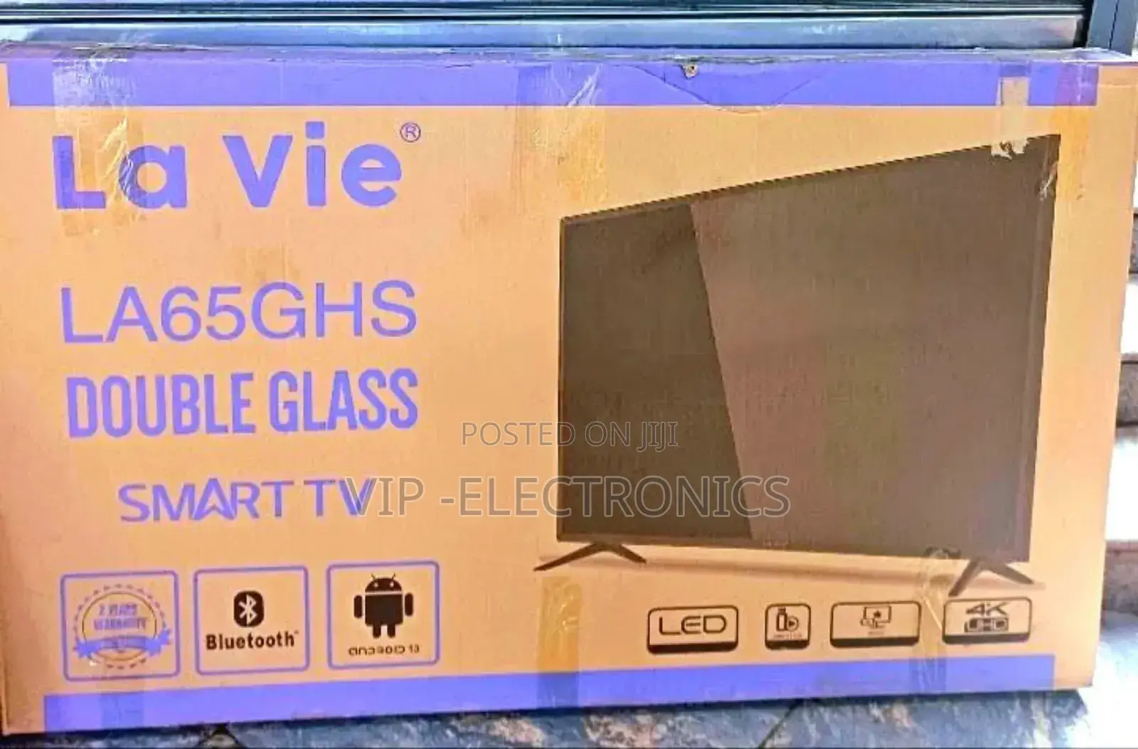 La Vie 65 Inch Tv Smart Android 13.0 New 2025 Tv