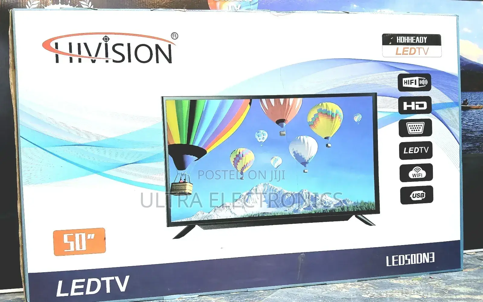 Hi Vision 50 Smart Double Glass Led Uhd Tv
