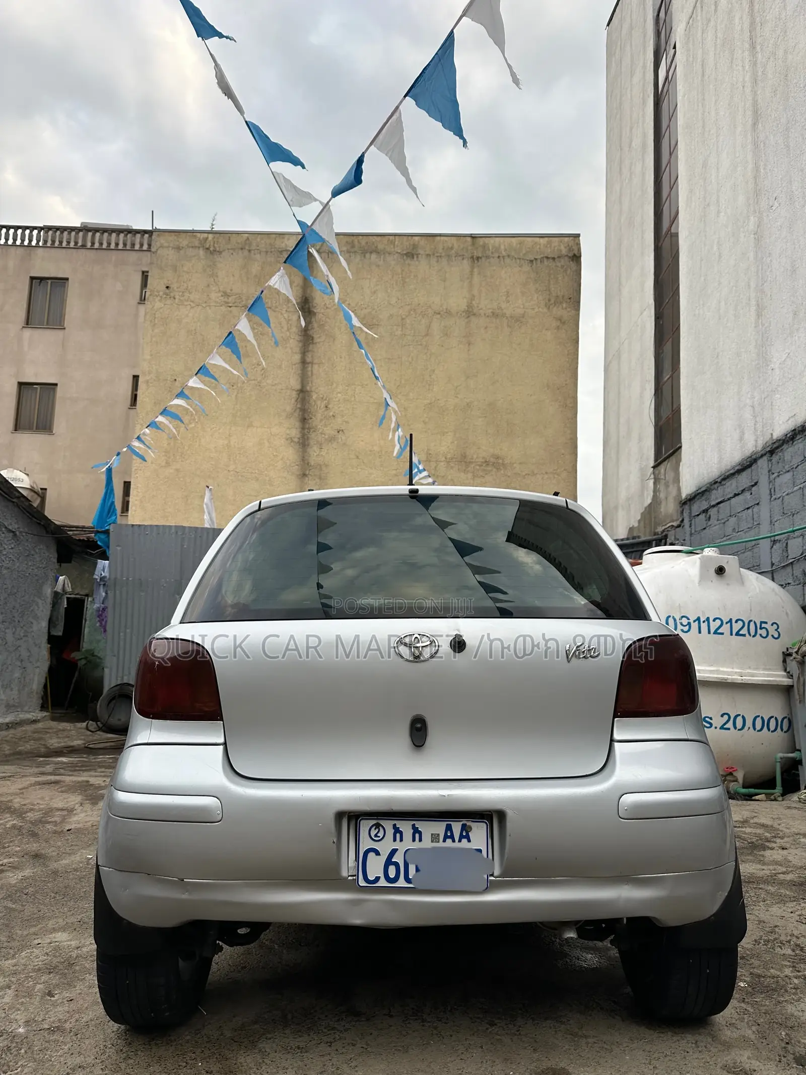 Toyota Vitz 1.0 FWD 3dr 2004 Silver