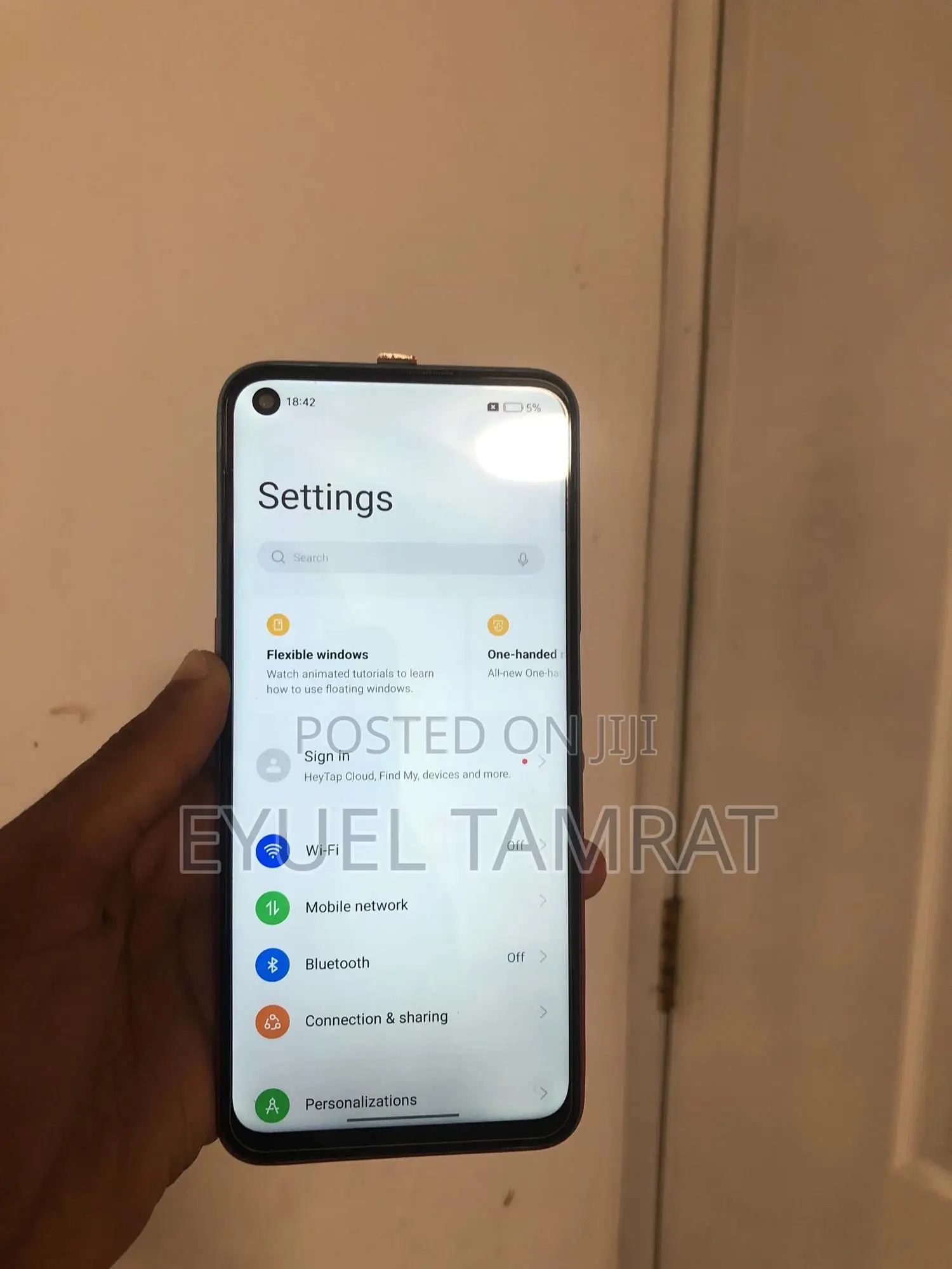 New Oppo A72 5G 128 GB Rose Gold