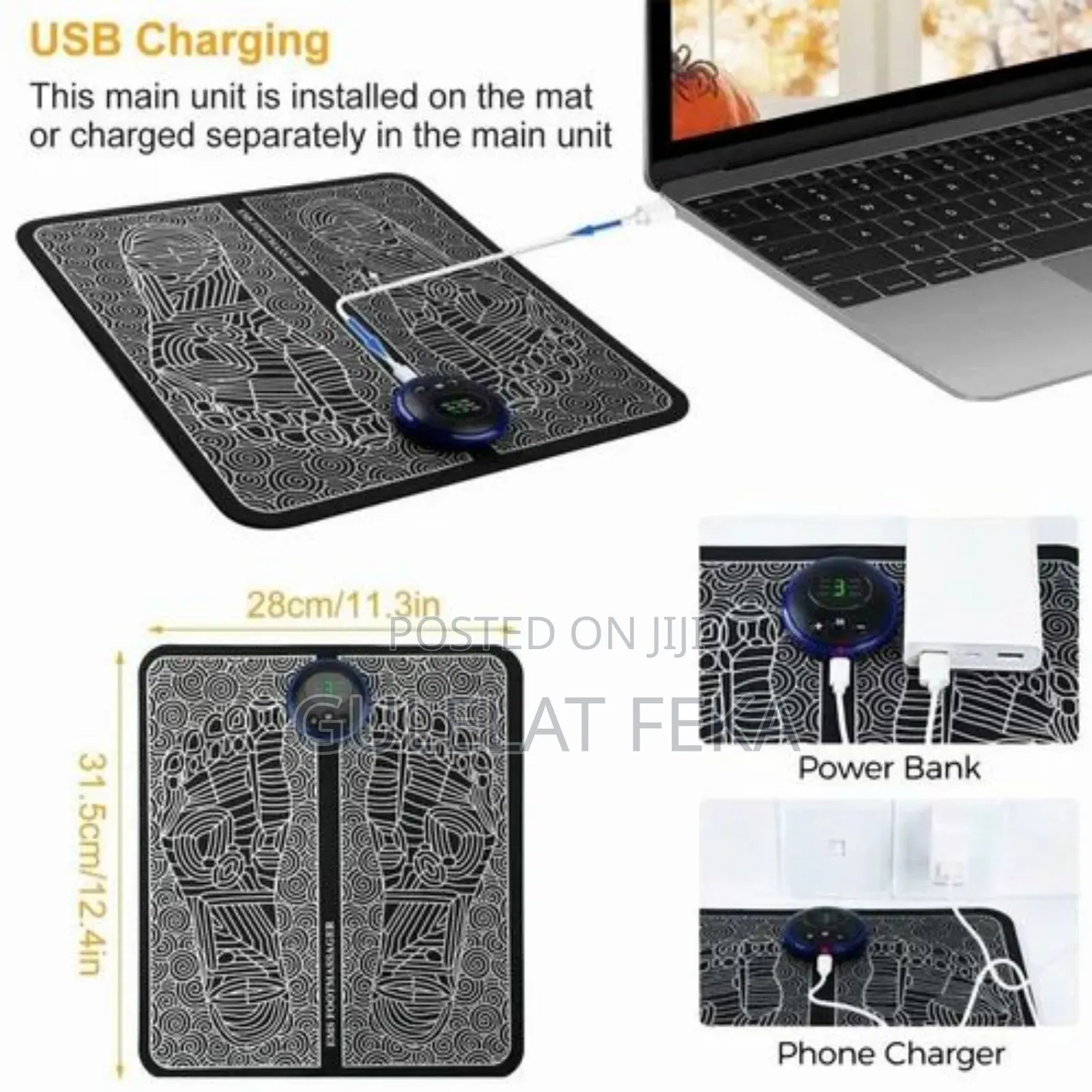 Electric Ems Foot Massage Pad