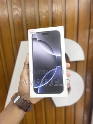 Photo - New Apple iPhone 16 Pro Max 256 GB Black