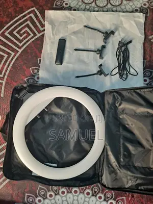 18” Ring Light + Carry Bag + With 2m Adjustable Stand – New