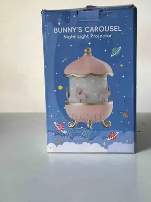 Bunny's Carousel Projection Night Lamp