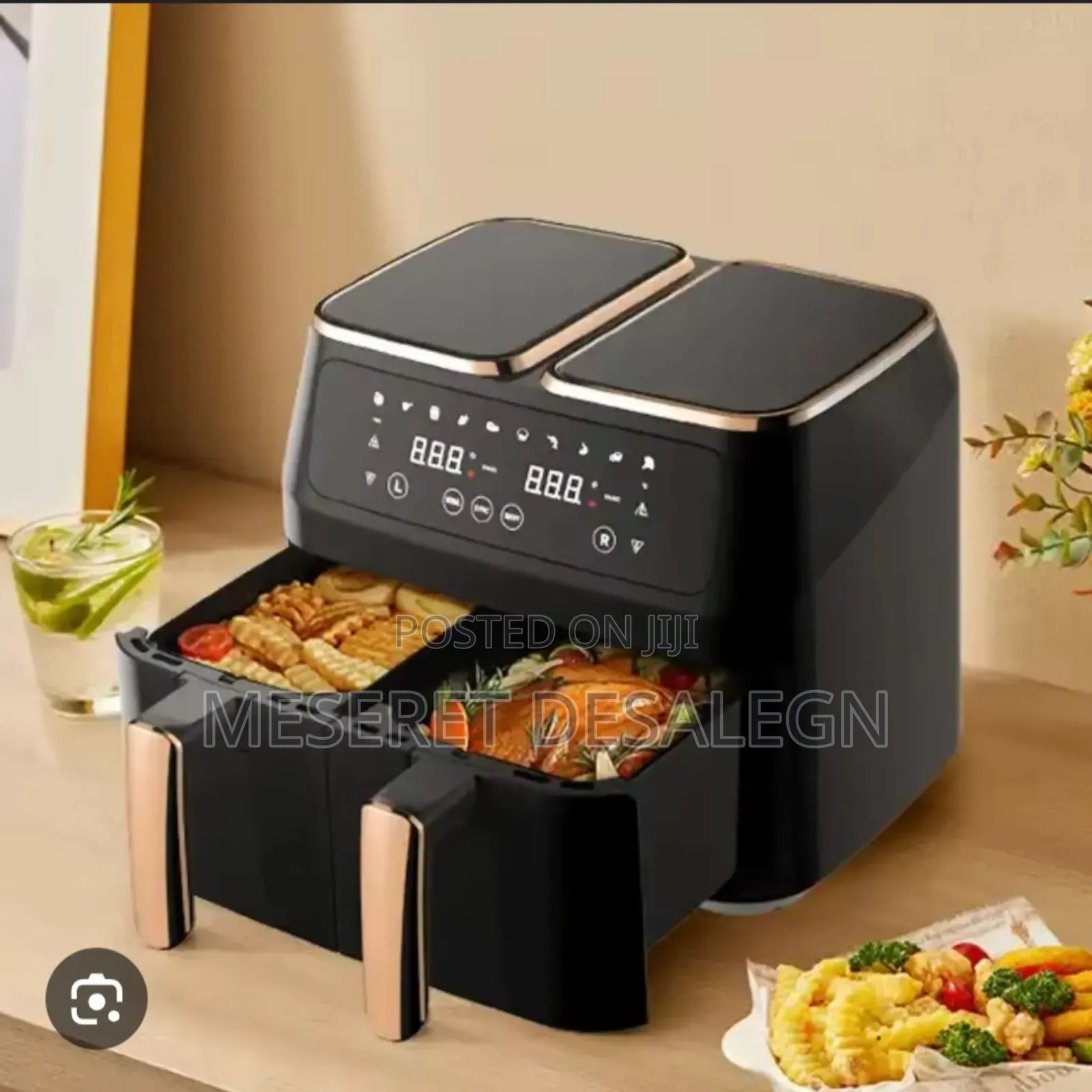 Digital Air Fryer Double Drawer|12
Liters