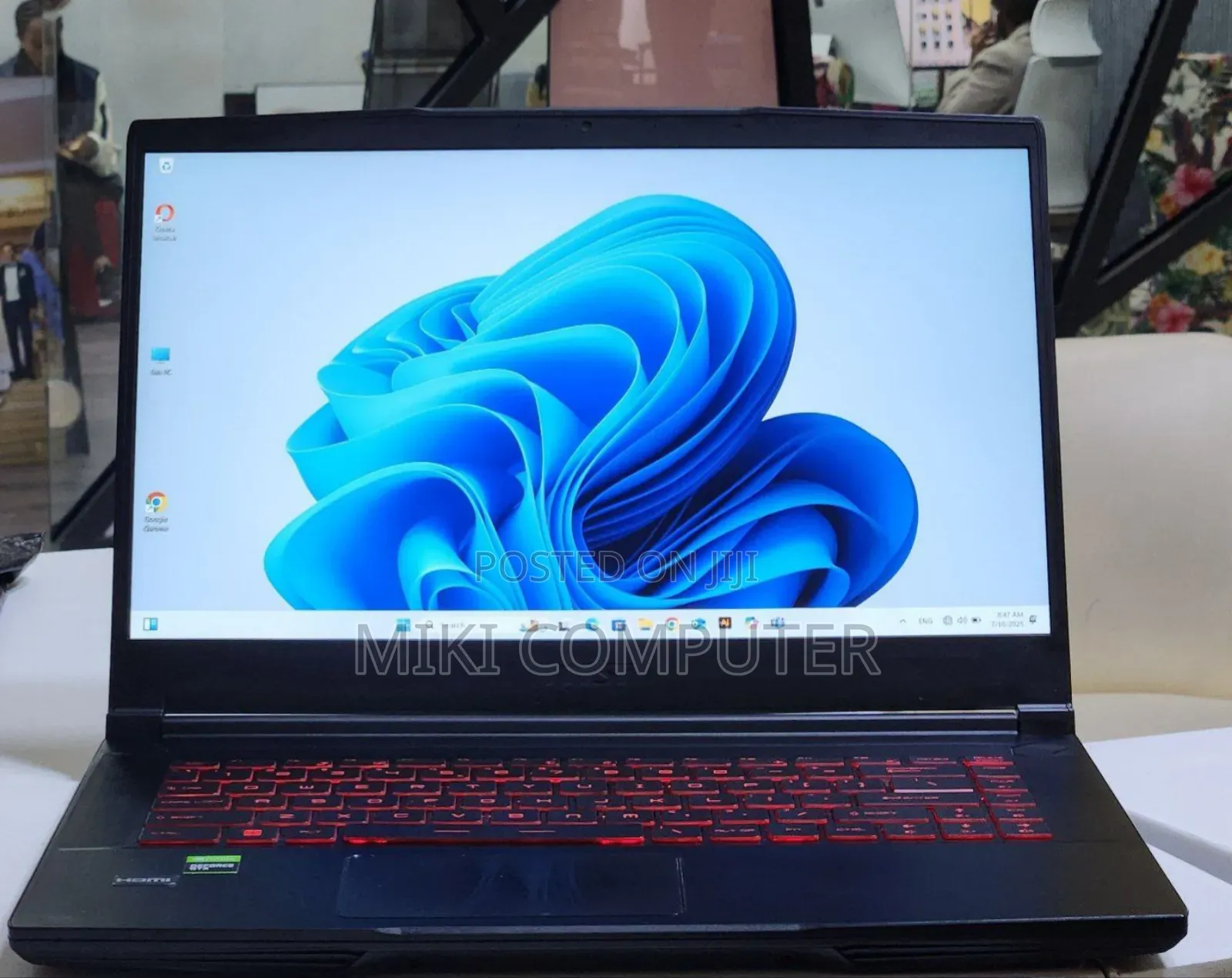 New Laptop MSI GF63 12GB Intel Core I5 SSD 512GB
