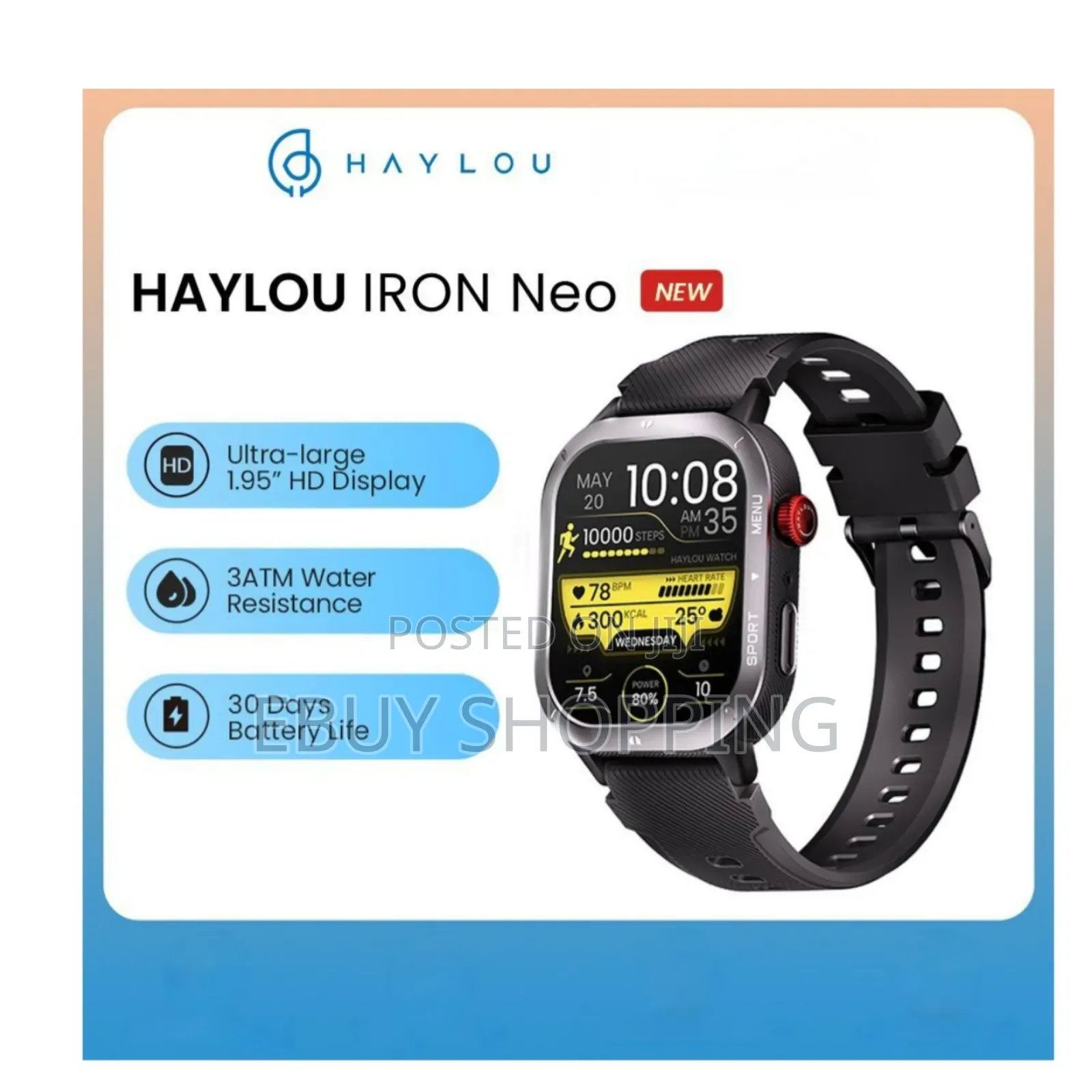 Haylou Iron Neo: Big On Features, Long On Battery