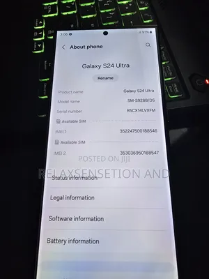 New Samsung Galaxy S24 Ultra 512 GB Blue