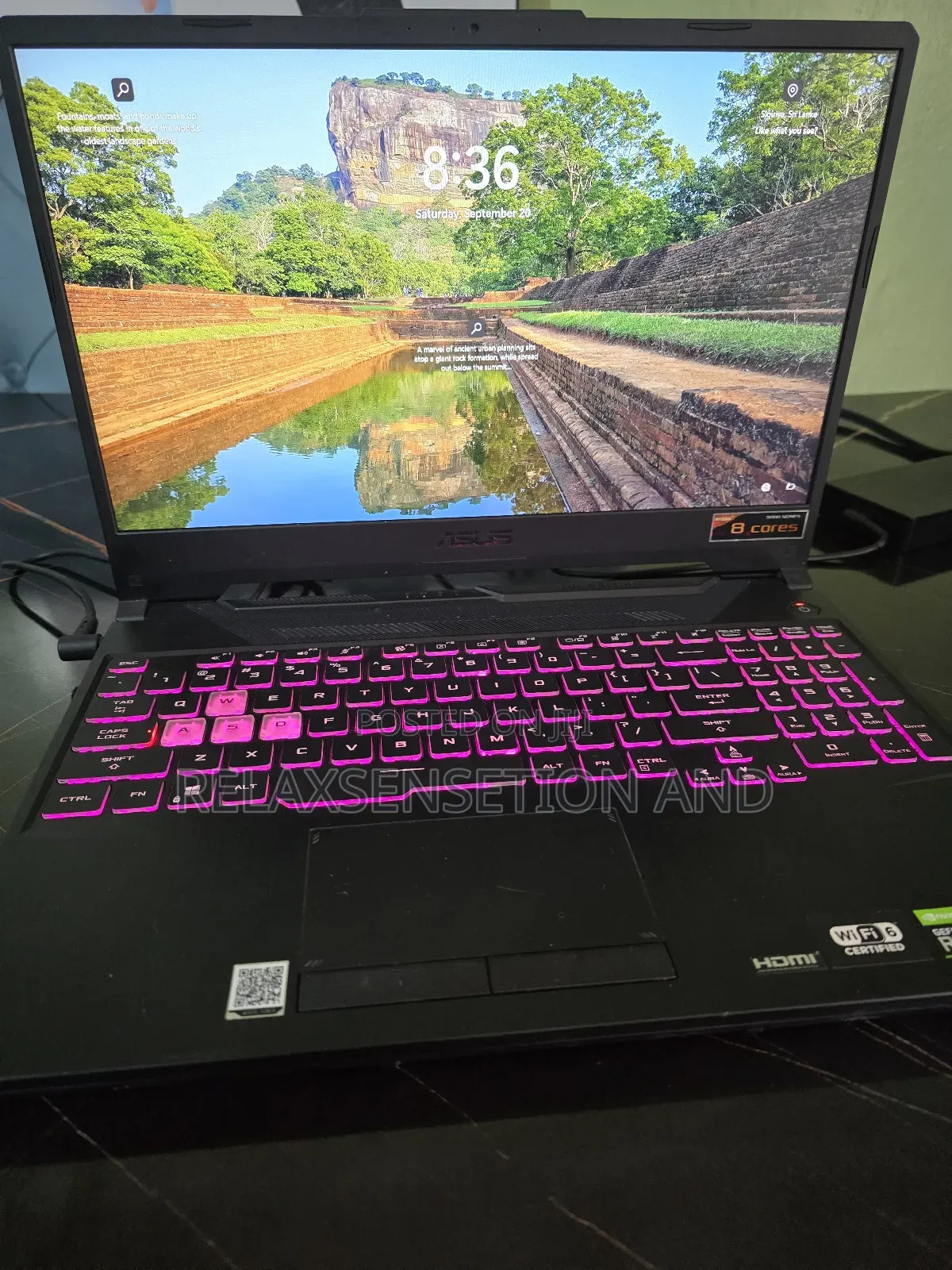 New Laptop Asus TUF Gaming A15 16GB AMD Ryzen 7 SSD 512GB