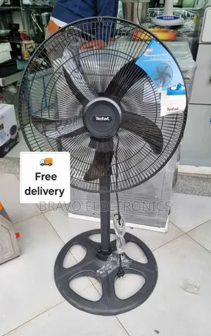 Photo -  Tefal 5-Wing Standing Fan – Powerful Cooling, Premium Design! 