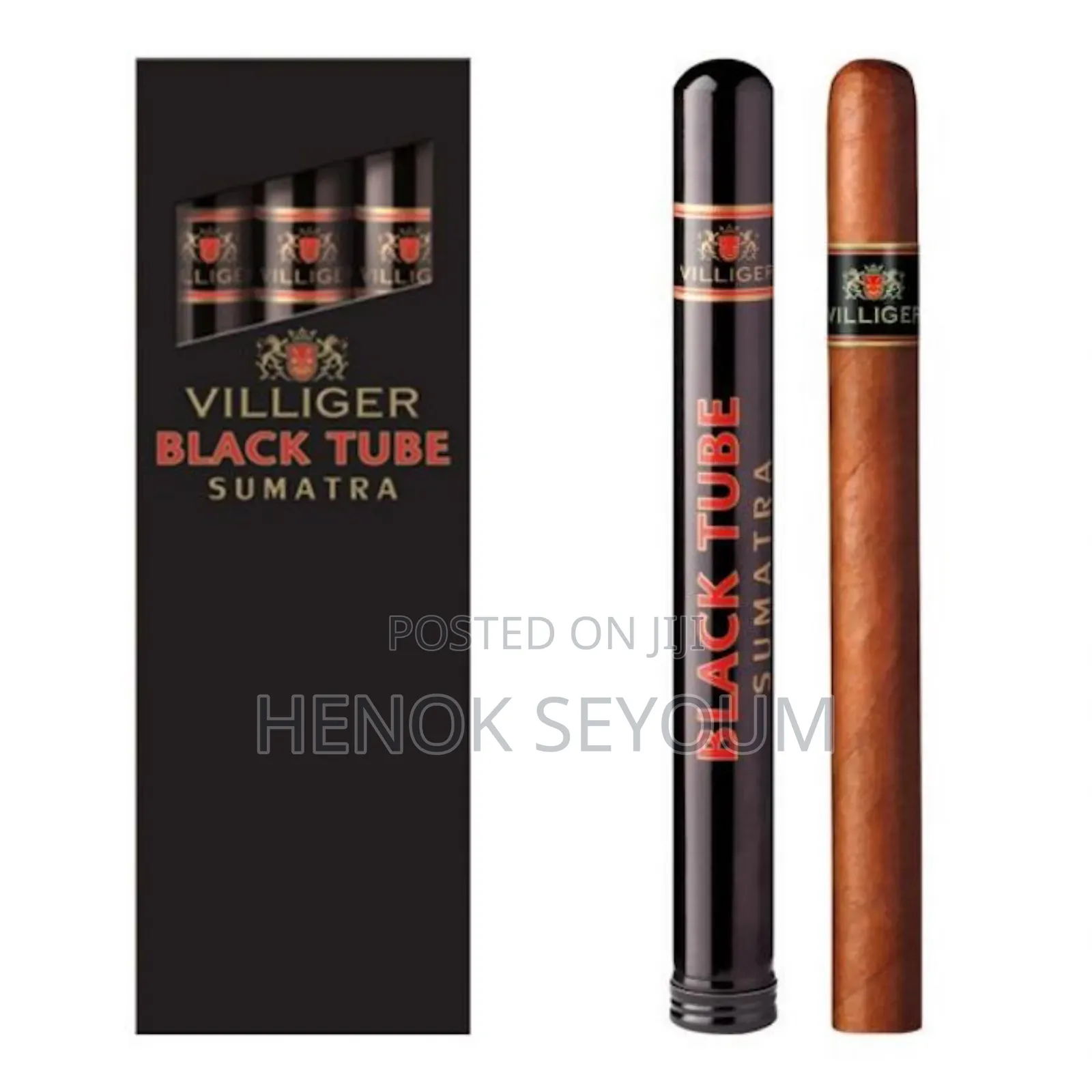 Villiger Cigar (Gold)Tube and (Black)Tube