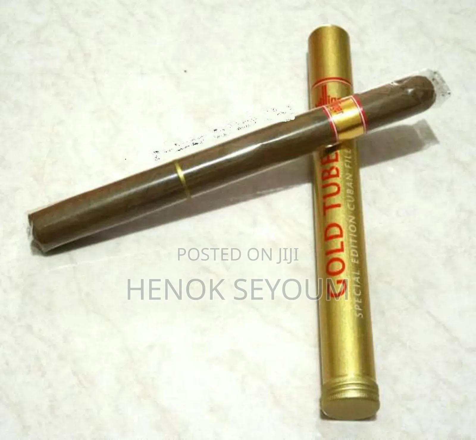Villiger Cigar (Gold)Tube and (Black)Tube