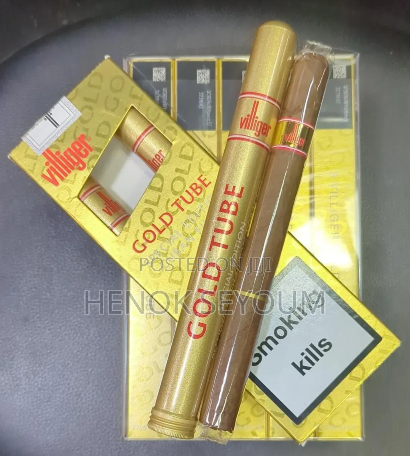 Villiger Cigars (Gold and Black )Tubes