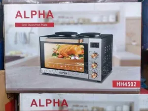 Photo -  Alpha 45l Mini Oven With 2 Hotplates – 2025 New Model! 