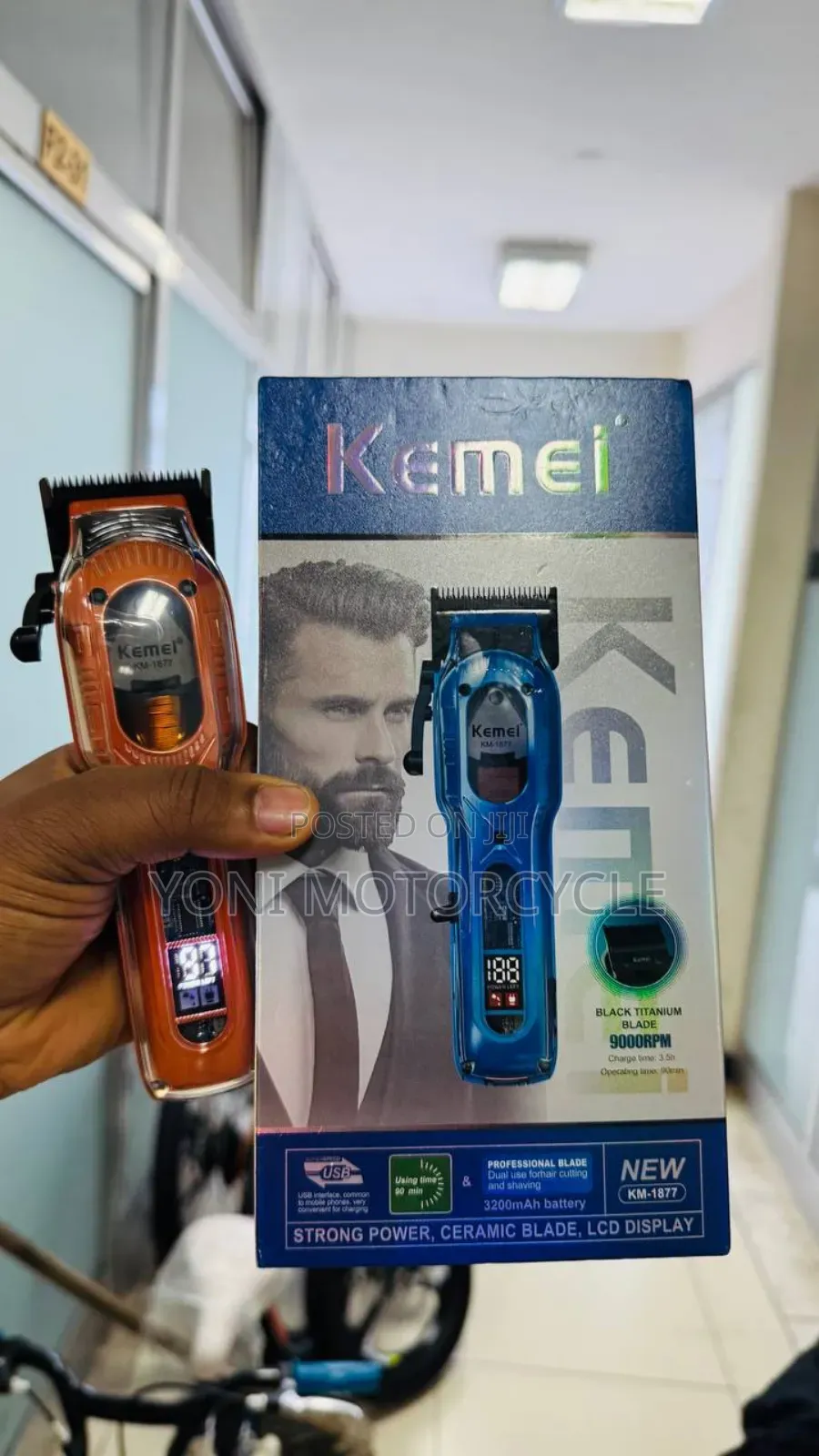 Kemei Rechargeable Hair Clipper0hair4clipper8kemei01professional88hair