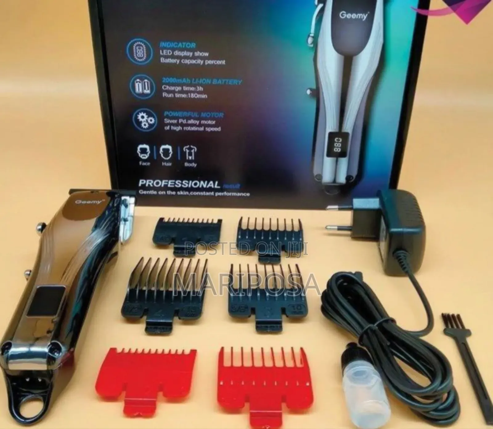 Geemy Rechargeable Hair Clipper