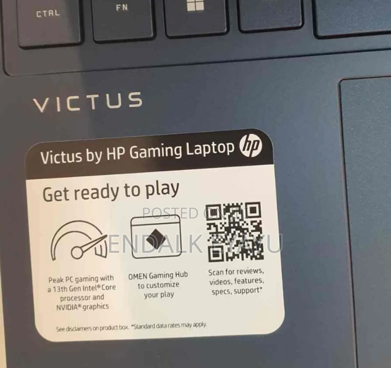 New Laptop HP Victus 15 16GB Intel Core I5 SSD 512GB